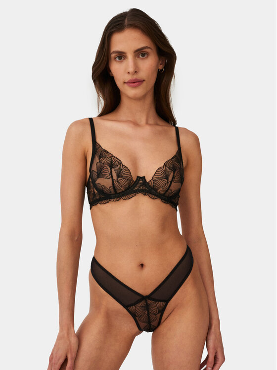 Undress Code Undress Code Grudnjak sa žicom Adore 542 Crna