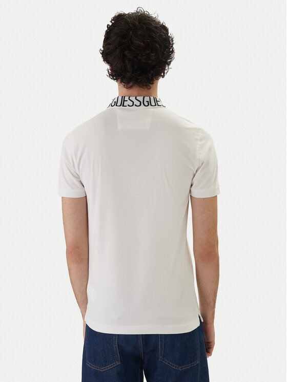 Guess Guess Polo M6GP66 K3070 Blanco Slim Fit