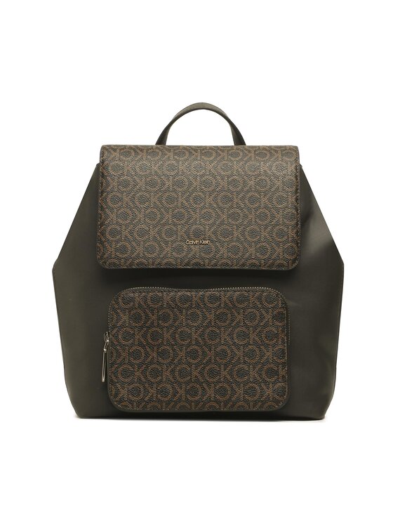 Calvin Klein Раница Calvin Klein Ck Must Campus Backpk W/Flap-Mn K60K610922 Кафяв