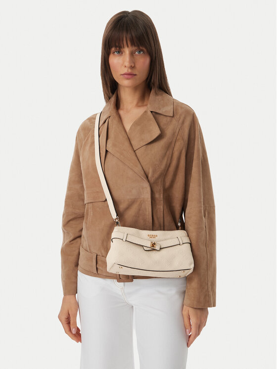 Guess Τσάντα Guess Ella Logo Mini HWPD97 46730 Ανοιχτό μπεζ
