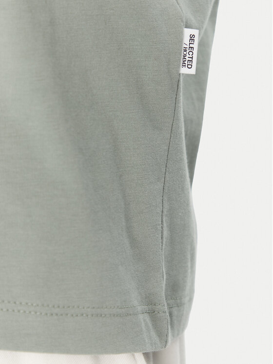 Selected Homme Selected Homme Футболка Aspen 16087842 Зелений Regular Fit