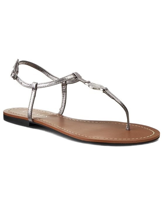 LAUREN RALPH LAUREN Čības uz pirksta LAUREN RALPH LAUREN Aimon N89 Q0351 RDJW5 A112N Sudraba