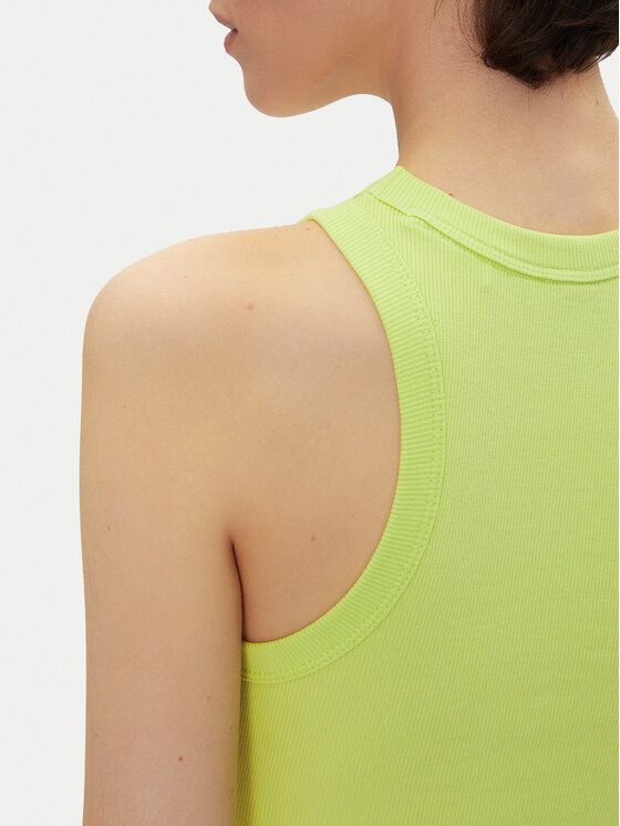 HUGO HUGO Top Baby Tank_B 50511450 Zelena Slim Fit
