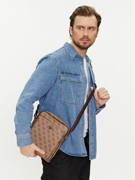 Guess Плоска сумка Guess Milano HMMILO P4260 Бежевий