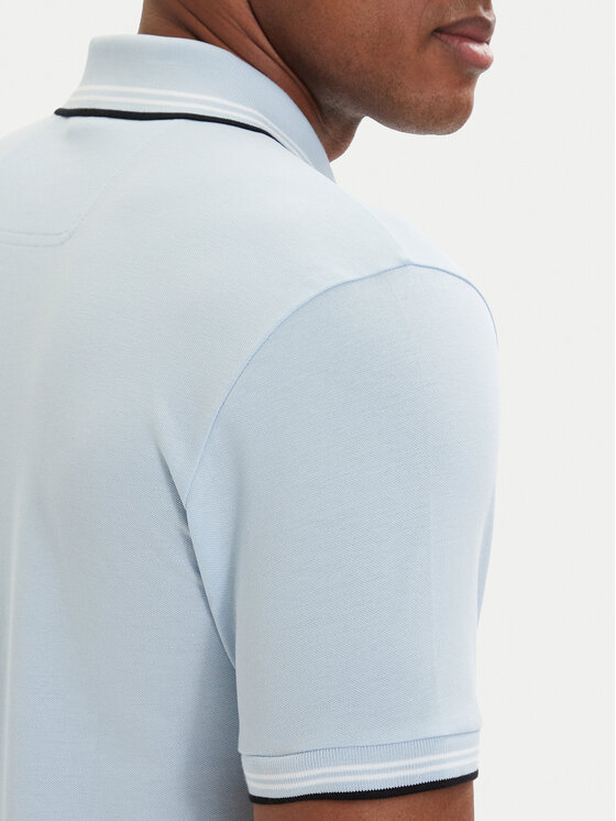BOSS BOSS Polo Paul 50506193 Azul claro Slim Fit