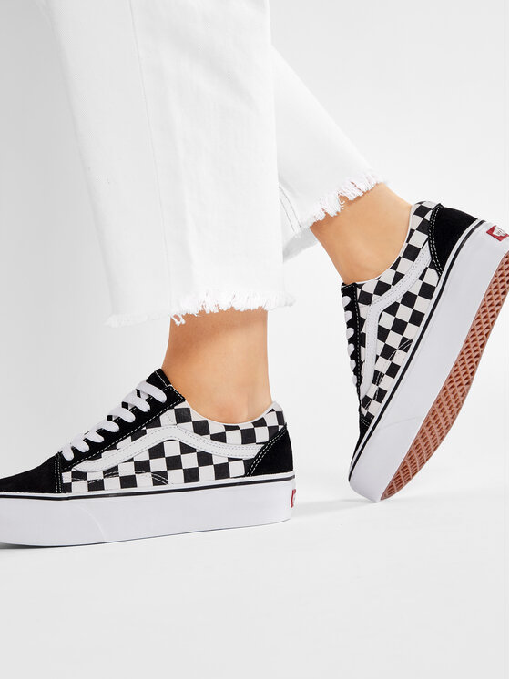 Vans Kedai Vans Old Skool Platfor VN0A3B3UHRK1 Juoda