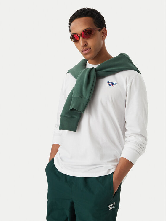Reebok Reebok Hosszú ujjú Feliks RK25738CCM Fehér Regular Fit