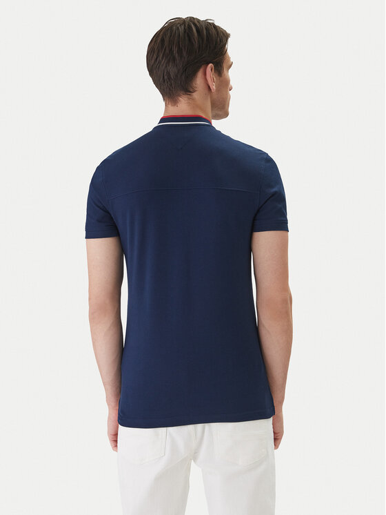 Tommy Hilfiger Tommy Hilfiger Polo Mao MW0MW34752 Azul marino Slim Fit