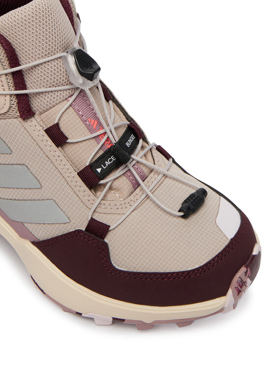 adidas Трекінгові черевики adidas Terrex Ax4R Mid Hiking Shoes Kids KI5812 Бежевий