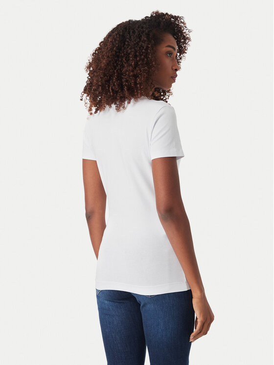 Guess Guess Camiseta W6YI25 K4344 Blanco Slim Fit