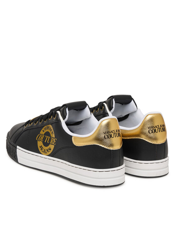 Versace Jeans Couture Снікерcи Versace Jeans Couture 80YA3SK1 Чорний