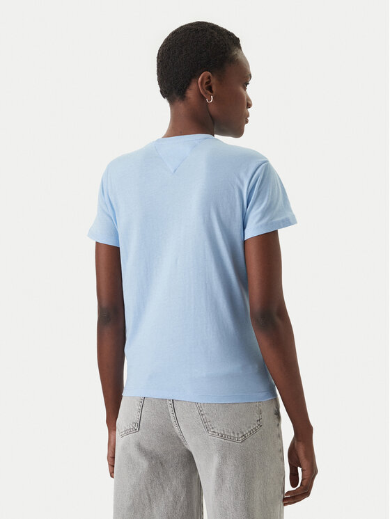 Tommy Jeans Tommy Jeans Camiseta DW0DW22277 Celeste Regular Fit