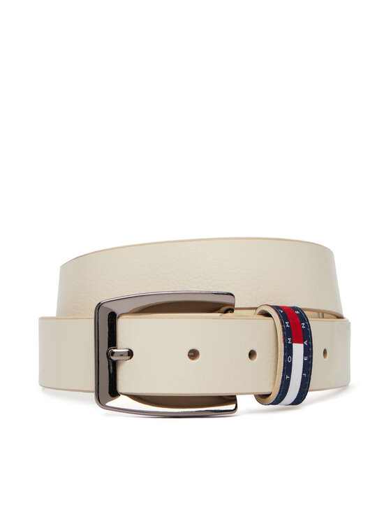 Tommy Jeans Diržas Tommy Jeans Tjw Bold Flag 3.0 AW0AW18099 Balta