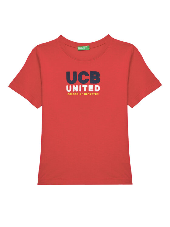United Colors Of Benetton United Colors Of Benetton Футболка 3I1XG10JO Червоний Regular Fit