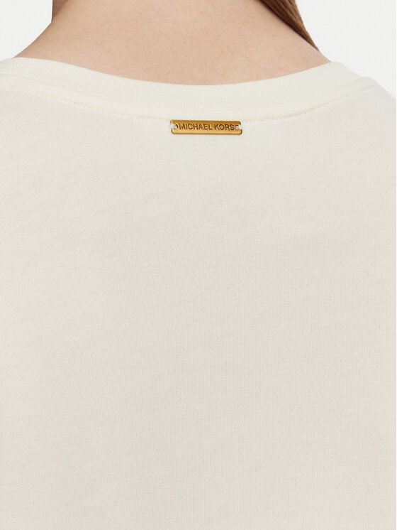 MICHAEL Michael Kors MICHAEL Michael Kors Camiseta MT6524Y97J Crema Regular Fit