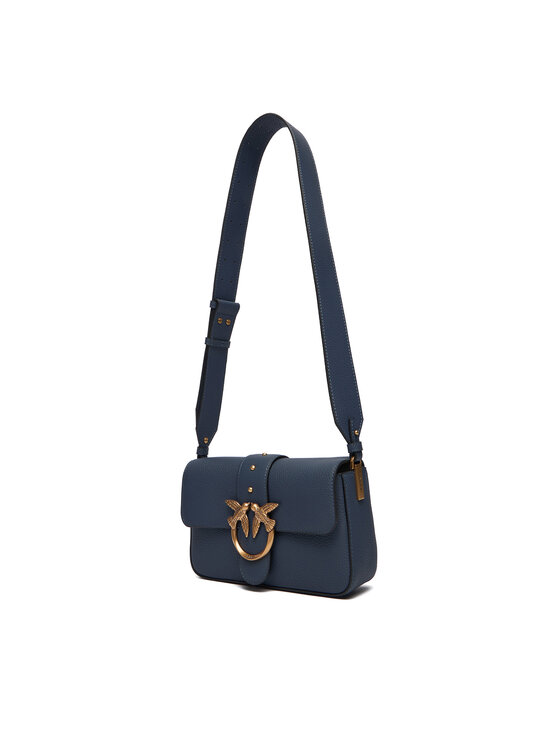 PINKO Kabelka PINKO Love One Mini Slouchy Fl Al 25-26 104340 A2OX Tmavomodrá