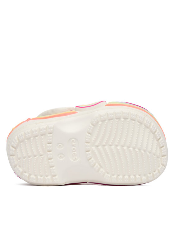 Crocs Natikače Crocs Toddler Crocs Iam Unicorn Lights Classic Clog 212508 Bijela