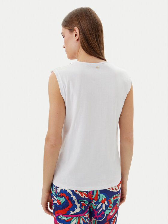 LOLA CASADEMUNT LOLA CASADEMUNT Топ MS2515021 Білий Regular Fit