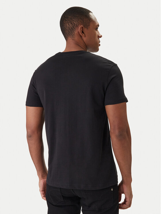 Versace Jeans Couture Versace Jeans Couture Camiseta 80GAHE02 CJ00E Negro Regular Fit