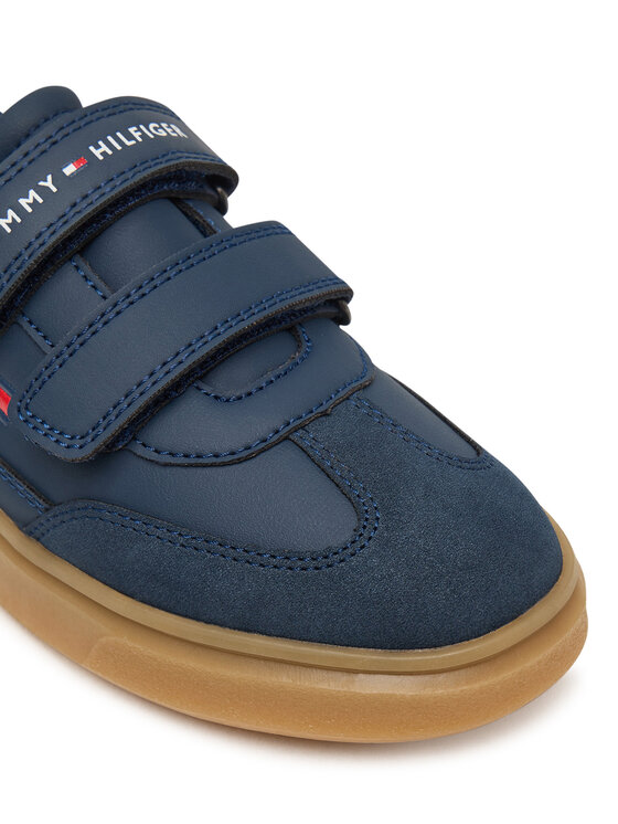 Tommy Hilfiger Сникърси Tommy Hilfiger Low Cut Velcro Sneaker T1X9-35219-1269 S Тъмносин