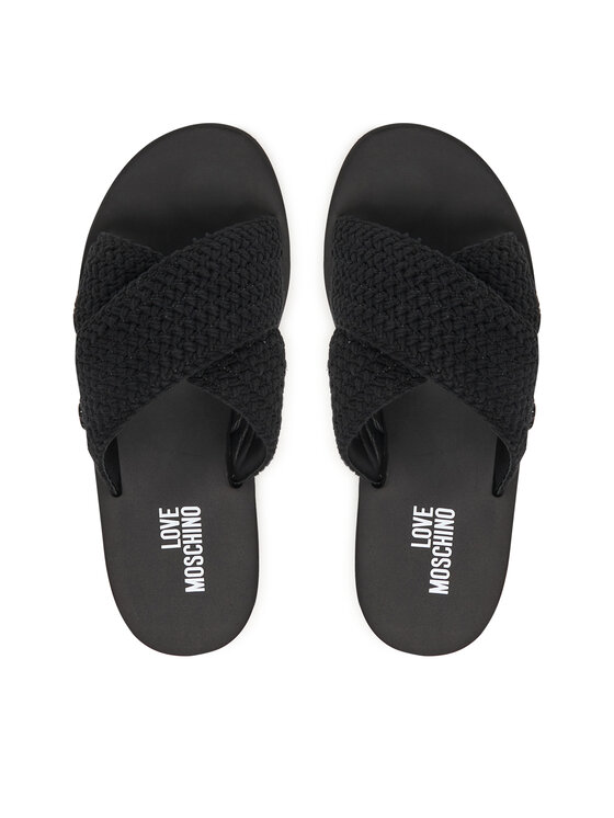 LOVE MOSCHINO Шльопанці LOVE MOSCHINO JA28324G0OJQC000 Чорний
