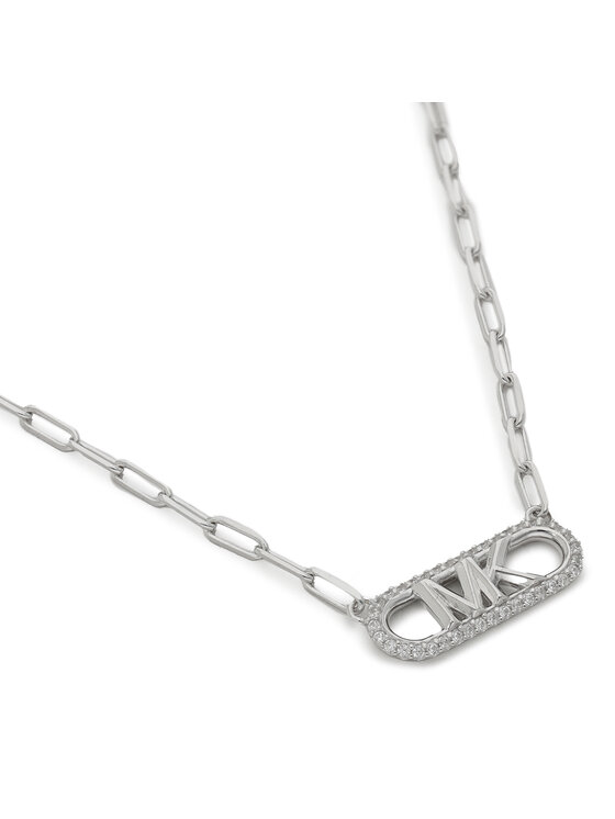 Michael Kors Ogrlica Michael Kors MKC1655CZ040 Srebrna