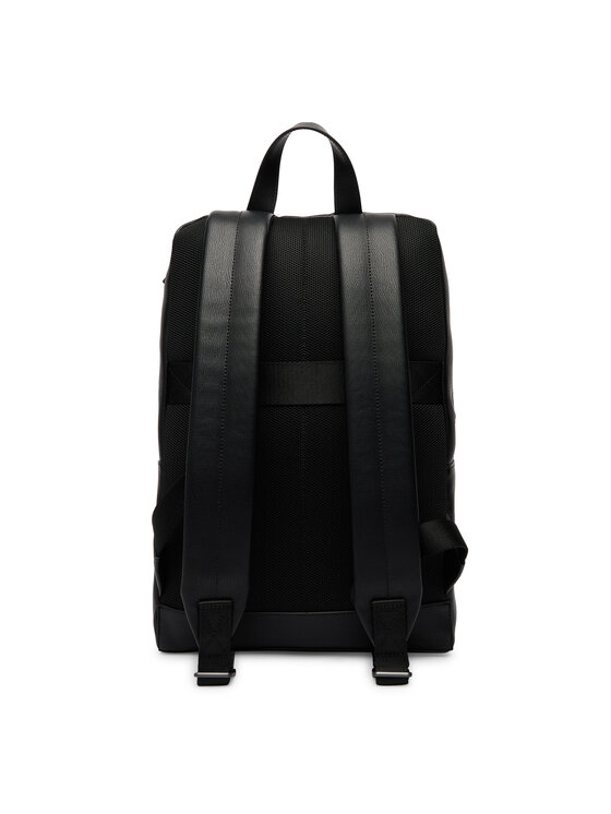 Calvin Klein Раница Calvin Klein Emblem Hw Slim Pocket Backpack LV04D3289G Черен