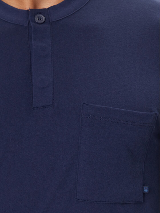 United Colors Of Benetton United Colors Of Benetton Pidžama 3VD04P02W Tamnoplava Regular Fit
