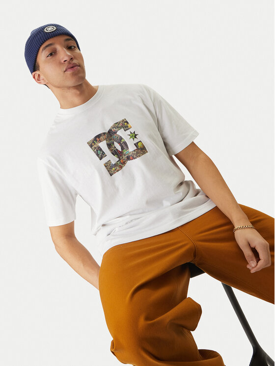 DC Shoes DC Shoes Camiseta Star Filled EDYZT04348 Blanco Regular Fit