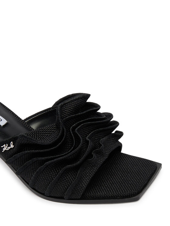 KARL LAGERFELD Klapki KARL LAGERFELD Karmel KL33604 Czarny