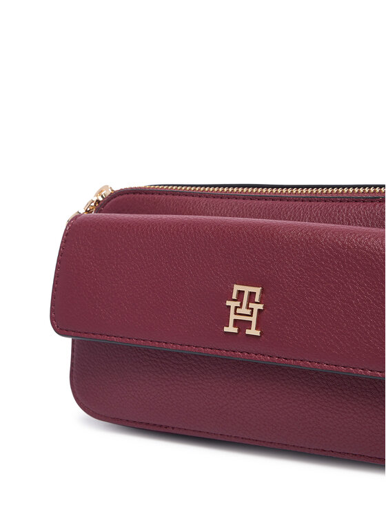 Tommy Hilfiger Torbica Tommy Hilfiger Th Icon Camera Bag AW0AW18721 Tamnocrvena