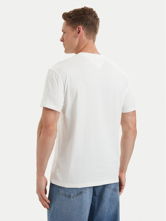 Tommy Jeans Tommy Jeans Camiseta DM0DM23175 Blanco Regular Fit