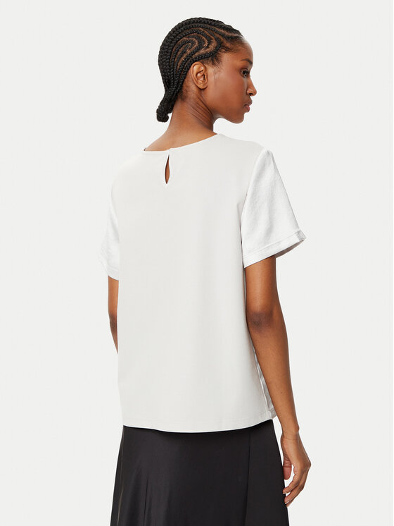 Weekend Max Mara Weekend Max Mara Футболка Amburgo 2515941051 Écru Regular Fit