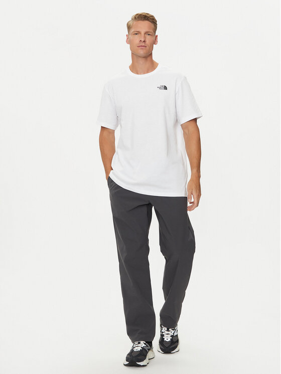 The North Face The North Face T-shirt Redbox NF0A2TX2 Bijela Regular Fit