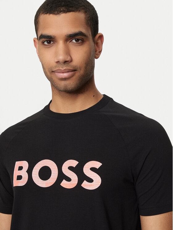 BOSS Boss Marškinėliai Teebero 1 50512999 Juoda Regular Fit