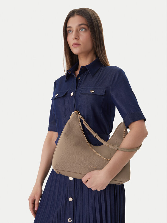 Calvin Klein Bolso Calvin Klein Emblem Hw Pebble Shoulder Bag LV04F3495G Beis