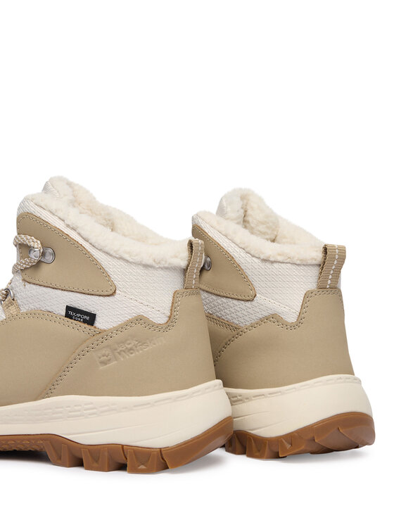 Jack Wolfskin Trekingová obuv Jack Wolfskin Everquest Texapore Mid 4053581 Béžová