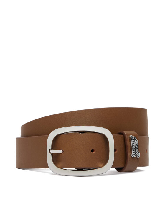 Tommy Jeans Nadrágszíj Tommy Jeans Tjw Oval 3.0 Buckle AW0AW18812 Barna