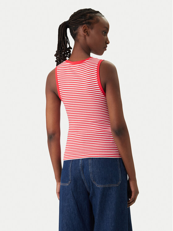 Tommy Jeans Tommy Jeans Top Essential DW0DW20673 Rojo Slim Fit