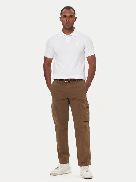BOSS BOSS Polo Passenger 50507803 Blanco Slim Fit