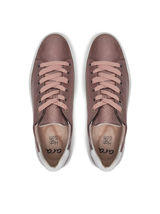 Scarpe Da Ginnastica Donna ARA Canberra – Prugna, Taglia 38 Larga, Con Plantare Intercambiabile, Comode