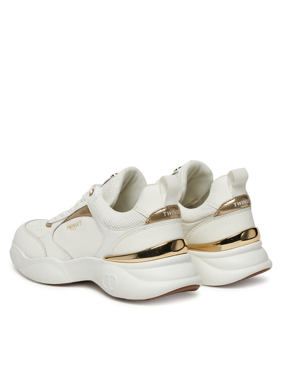 TWINSET Sneakersy TWINSET 251TCP054 Biela