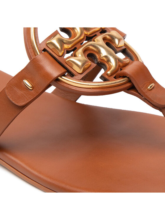 Tory Burch Šlepetės per pirštą Tory Burch Miller 136593 Ruda