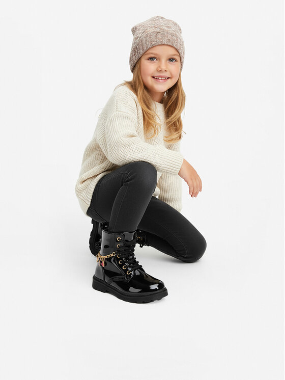 DeeZee Kotníková obuv DeeZee CEO-CM231212-3 Černá