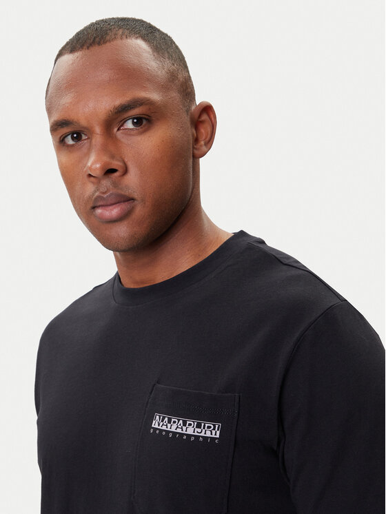 Napapijri Napapijri Camiseta S-Fanes NP0A88SE Negro Regular Fit