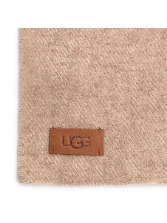 Ugg Ruta Ugg W Woven Ugg Logo Scarf 18769 Bež