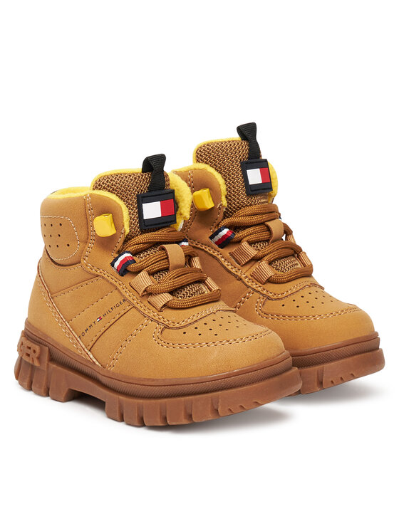 Tommy Hilfiger Turistická obuv Tommy Hilfiger T1X5-34127-1696206 Hnědá