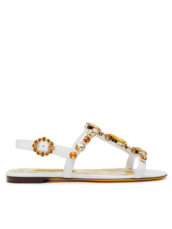 Dolce&Gabbana Босоніжки Dolce&Gabbana CQ0601 AT848 Білий
