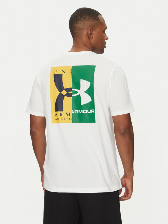 Under Armour Under Armour Póló EVOL Logo 1390165 Fehér Regular Fit