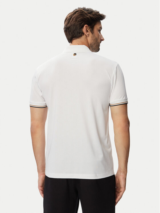 BOSS BOSS Polo Game 1 50564785 Bianco Slim Fit
